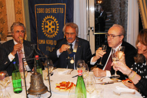 Da Sinistra Martufello, il nostro presidente, Pier Francesco Pingitore e la signora Paola Saraceno